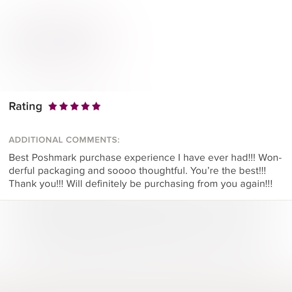 5⭐️⭐️⭐️⭐️⭐️ seller and shopper 😍